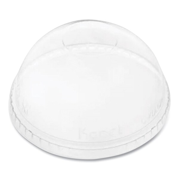 Karat PET Lids, Fits 12 oz to 24 oz Cold Cups, No Hole Dome Lid, Clear, 1000PK C-KDL626-NH - main